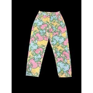 Bershka Women Jeans Size 6  Floral  High Rise‎ Mom Fit